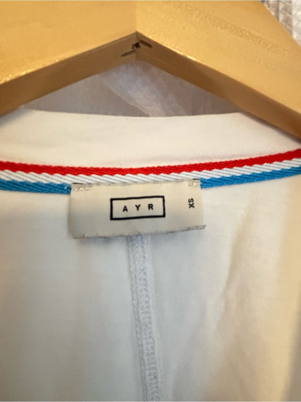 AYR White Long-Sleeve Cropped Tee - Picture 3 of 4